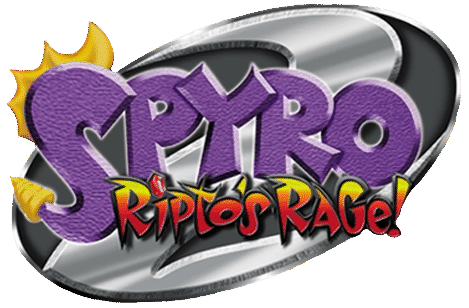 Spyro 2: Ripto's Rage & Crash Team Racing Demo CD logo for Playstation